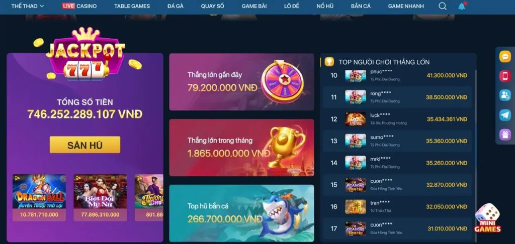 Người chơi đang xem bảng thanh toán của trò chơi slot zwinclub